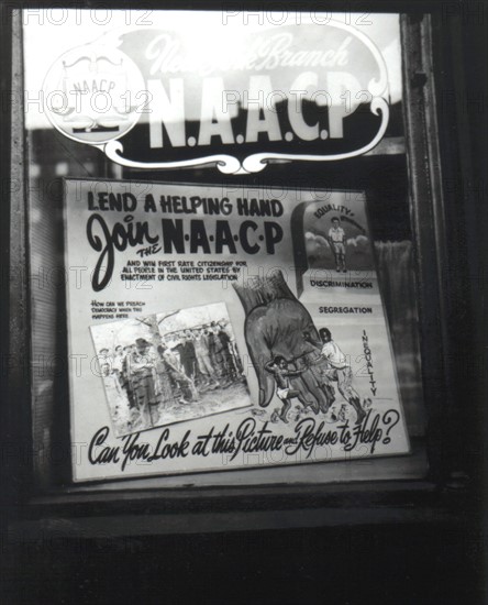 Affiche de la N.A.A.C.P.