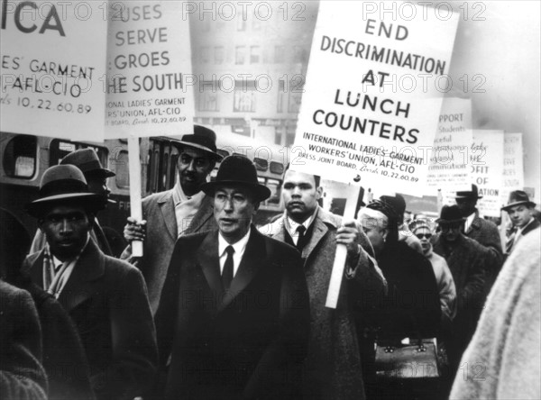 Demonstration for the civil rights