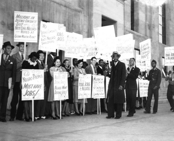 Demonstration of Black Americans