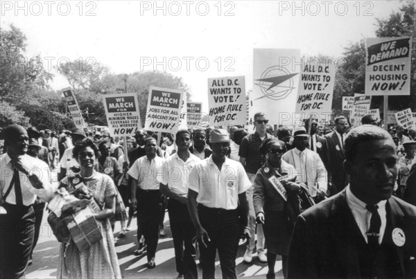 Black Americans demonstration