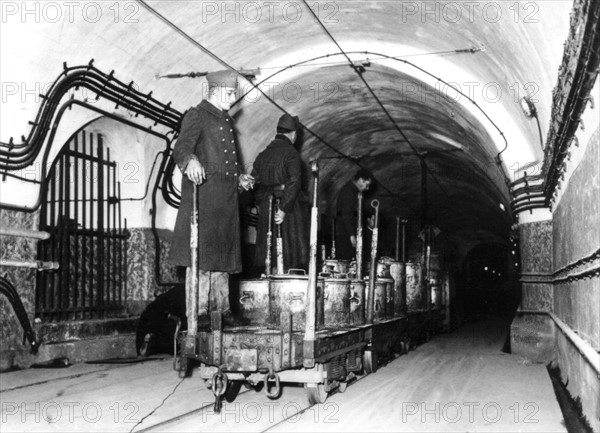 La ligne Maginot. Le transport de vivres