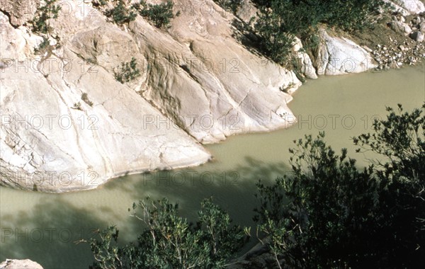 Algérie, les Aurès, gorges de Tighanimine