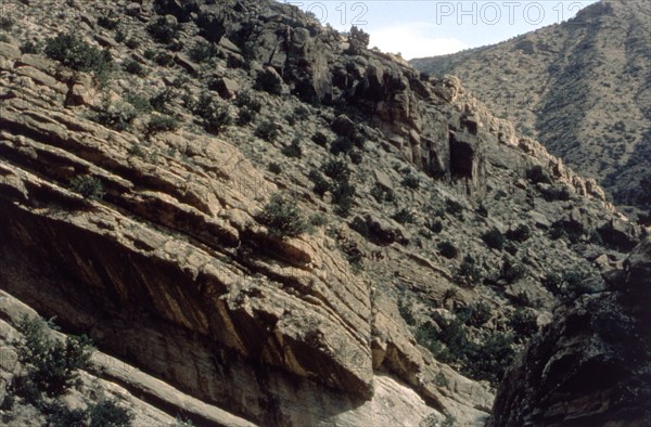 Algérie, les Aurès, gorges de Tighanimine