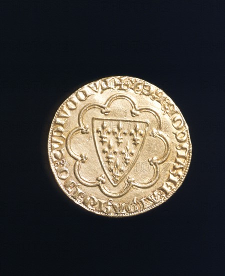 Ecu d'or de Louis IX (Saint Louis, 1226-1270)