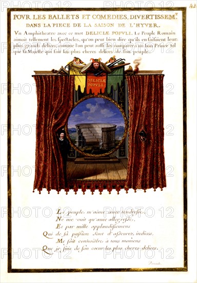 Jacques Bailly, Devises pour les tapisseries du roy, où sont représentées les quatre éléments et les quatre saisons de l'année 1663-1664