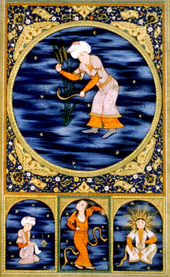 Matali el saadet, de Mehmed Ibn Emir Hasan El-Suudi, Traité d'astrologie et de divination. La vierge