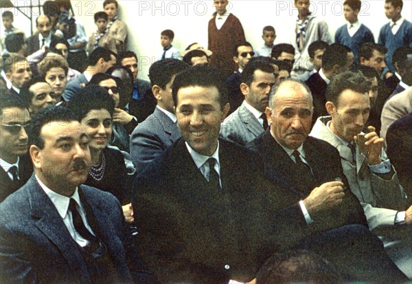 Algiers, Celebration for Boumédienne and Ben Bella (end of the War in Algeria and independence)