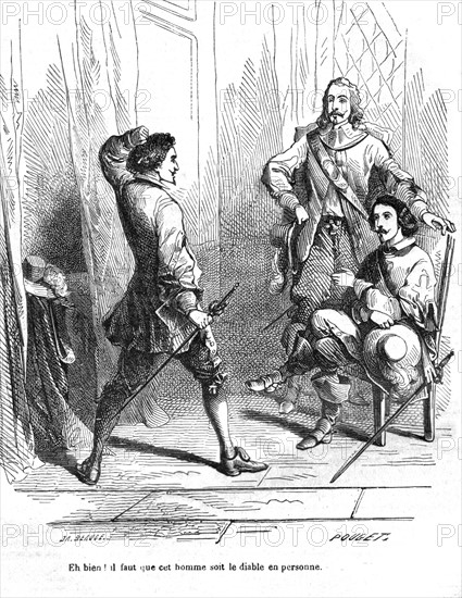 The Three Musketeers, D'Artagnan, Athos and Porthos