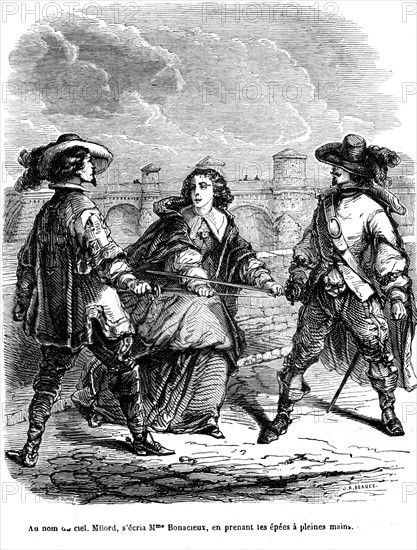 The Three Musketeers, Mrs Bonacieux with Lord Buckingham