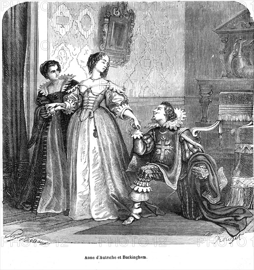 The Three Musketeers, Anne of Austria with Lord Buckingham