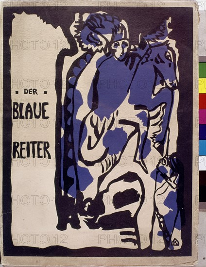 Kandinsky, Final cover from the newspaper 'Blaue Reiter'