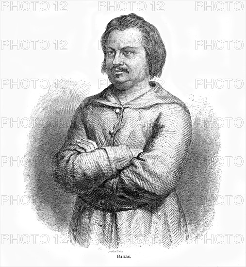 Portrait d'Honoré de Balzac