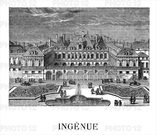 Illustration for the novel 'Ingénue'