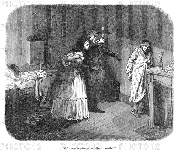 Illustration for the novel 'Ingénue'