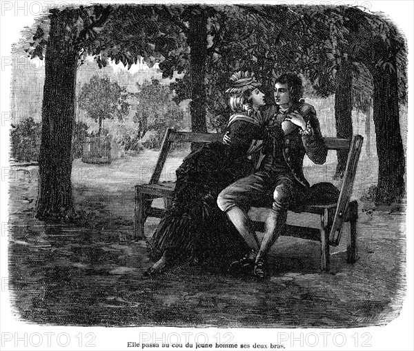 Illustration for the novel 'Ingénue'