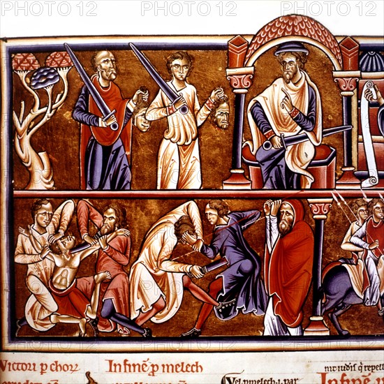 Psalter, Fight scene