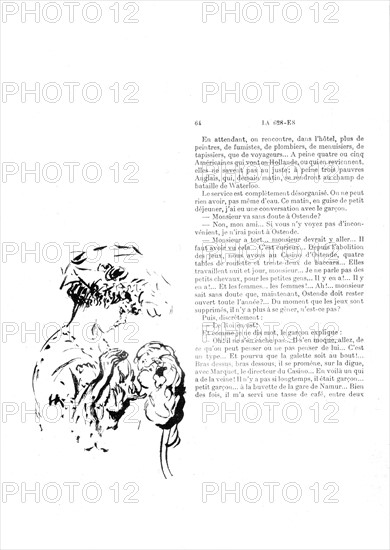 Bonnard, Drawing 628 E 8