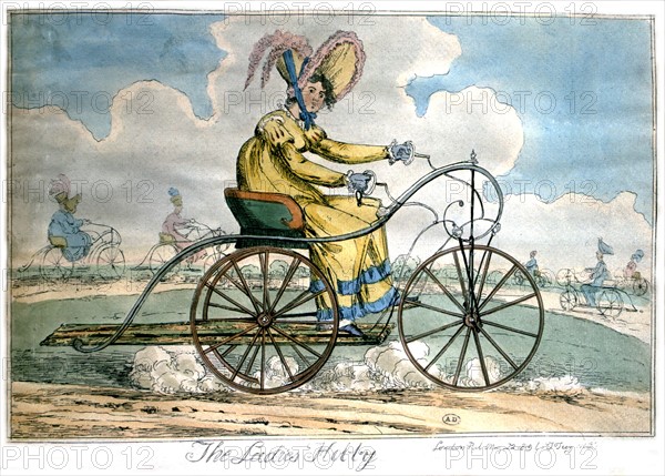 Femme à bicyclette