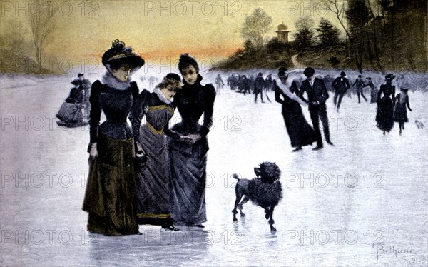 Béthume, Le patinage au Bois de Boulogne