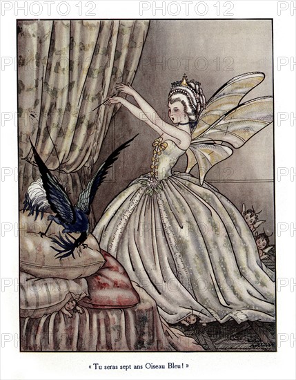 Madame d'Aulnoy's tale: 'The Blue bird'