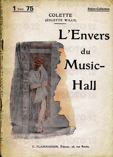 Cover of Colette's book: "L'envers du music-hall"