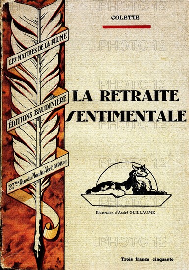 Couverture de l'ouvrage de Colette : "La retraite sentimentale"