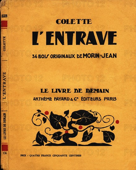 Couverture de l'ouvrage de Colette : "L'entrave"