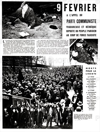 Historique des journées de février 1934