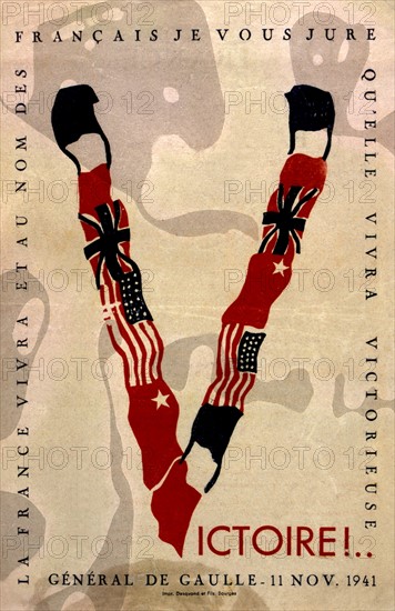 Leaflet for the liberation of France