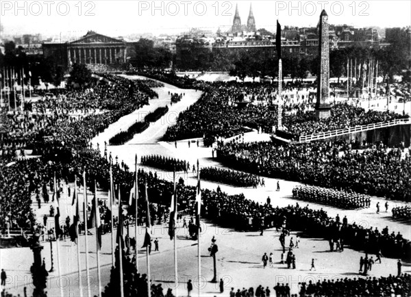 The victory's parade in Paris. 1944