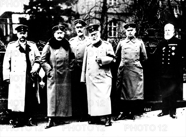 The leaders of the eastern front here in Pless, in Silesia