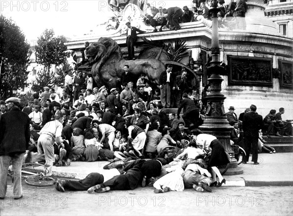 Liberation of Paris: Panic movement