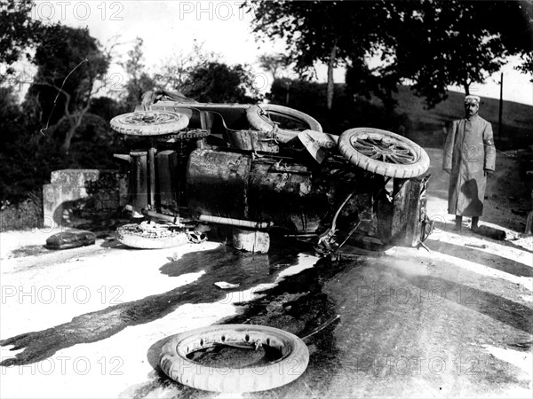 Car accident in Albert la Bastide d'Anjou