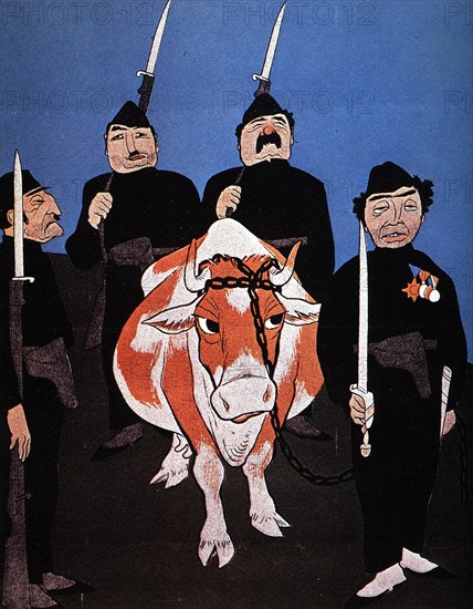 Cartoon on fascism by Karl Arnold
