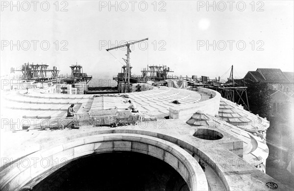 Construction du Sacré-Coeur, Paris