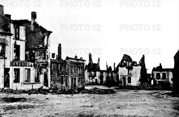 Bazeilles en ruines