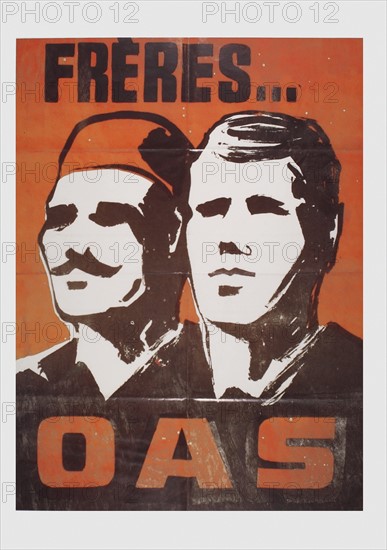 Clandestine poster of the OAS