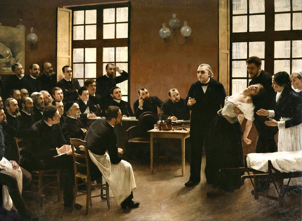 Brouillet, A Clinical Lesson by Docter Charcot at La Salpétrière