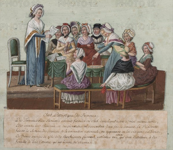 Lesueur, Patriotic Women's Club during the French Revolution