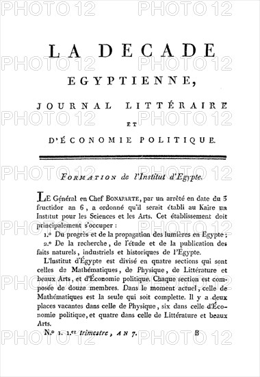 La Décade Egyptienne