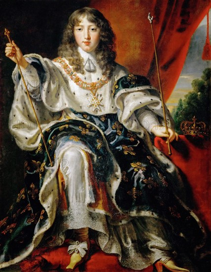 Egmont, Louis XIV enfant, en costume de Sacre
