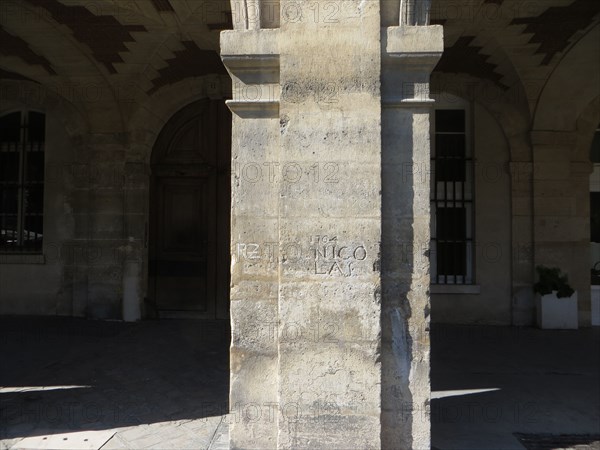 "1764 Nicolas" - The oldest graffiti in Paris