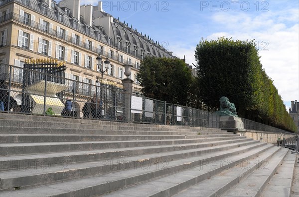 Escalier des Feuillants, jardin des Tuileries, Paris