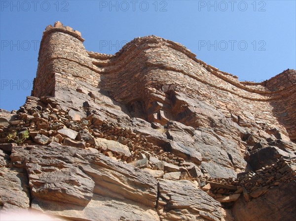 Fortified communal granary in South Morocco. These buildings are known as agadirs.