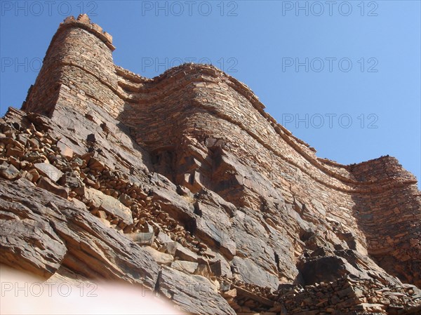 Fortified communal granary in South Morocco. These buildings are known as agadirs.