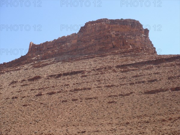 Fortified communal granary in South Morocco. These buildings are known as agadirs.