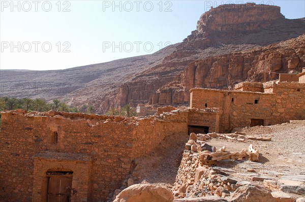 Fortified communal granary in South Morocco. These buildings are known as agadirs.