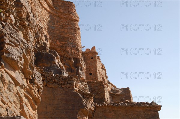 Fortified communal granary in South Morocco. These buildings are known as agadirs.