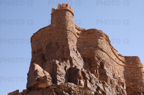 Fortified communal granary in South Morocco. These buildings are known as agadirs.