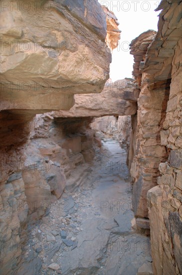 Fortified communal granary in South Morocco. These buildings are known as agadirs.